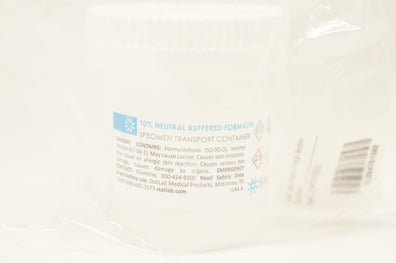 StatLab MK-3475-02D 10% Neutral Buffered Formalin Specimen Transport Contaner